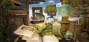 Lost in a Good Book v2 by Perry Edwards 3D - posted 7th May 2009