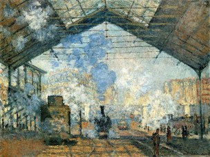 Claude Monet (1840-1926) The Saint-Lazare Station 1877.